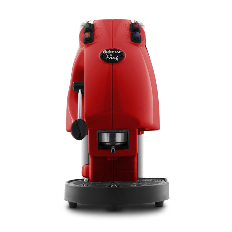 Didiesse Frog Revolution Macchina caffè cialde 15 bar, serbatoio 1,5 L, rosso pieno