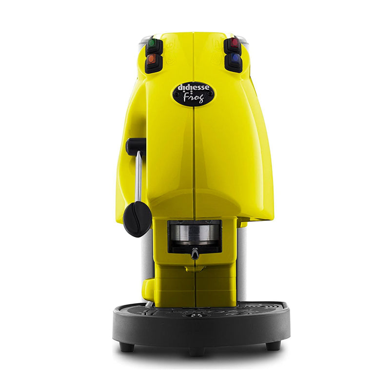 Didiesse Frog Revolution Macchina caffè cialde 15 bar, serbatoio 1,5 L, giallo limone