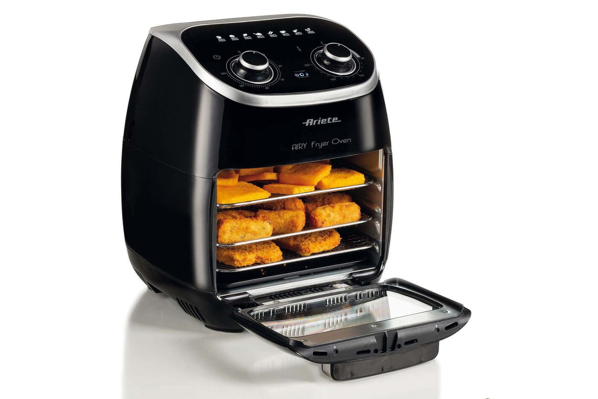 Ariete Airy Fryer Oven 4619 Friggitrice ad Aria e Forno Elettrico 11 L 2000 W con Girarrosto