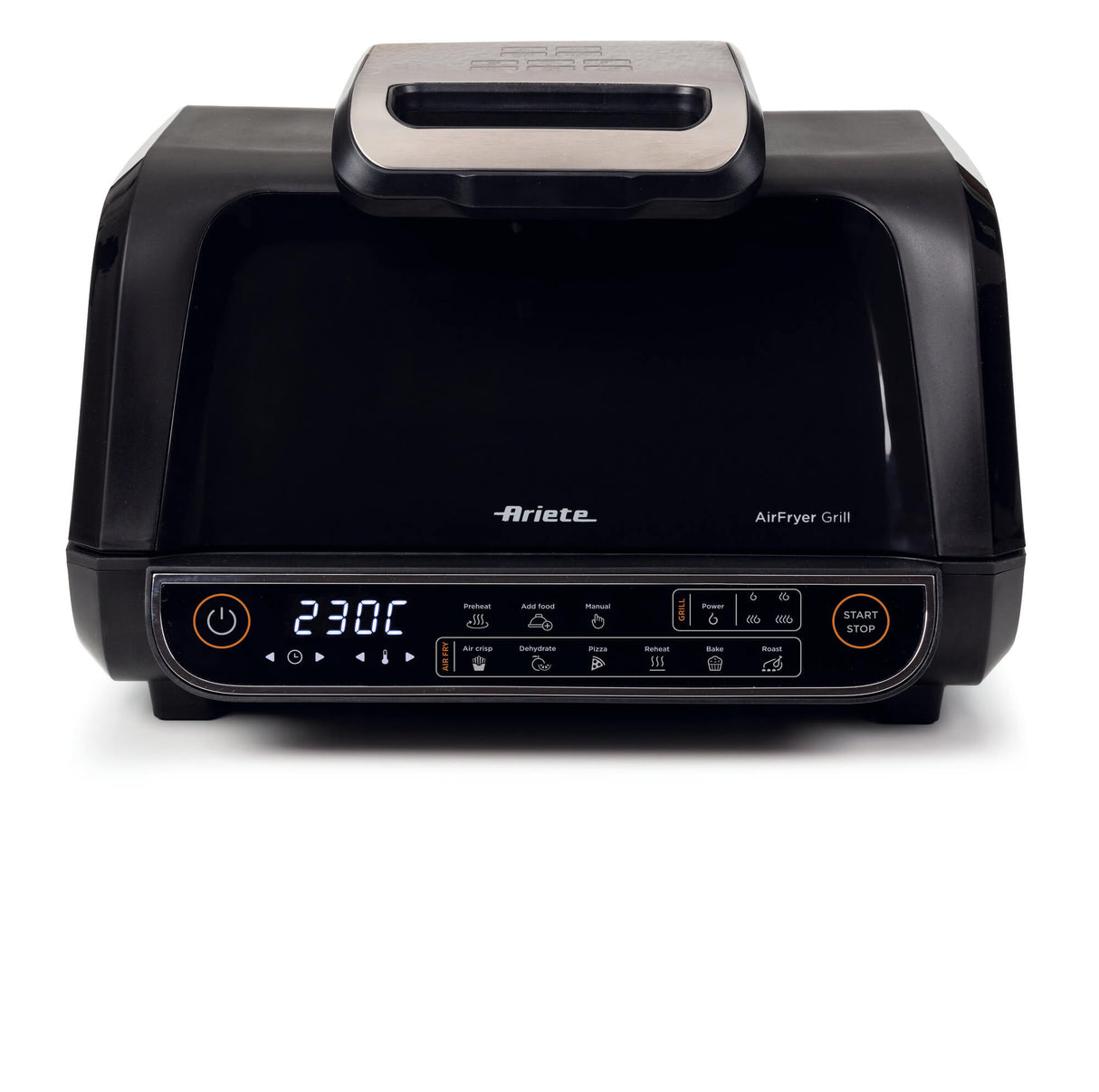 Ariete Air Fryer Grill 4635/00 – Friggitrice ad Aria e Griglia 8 L 1700 W Nero