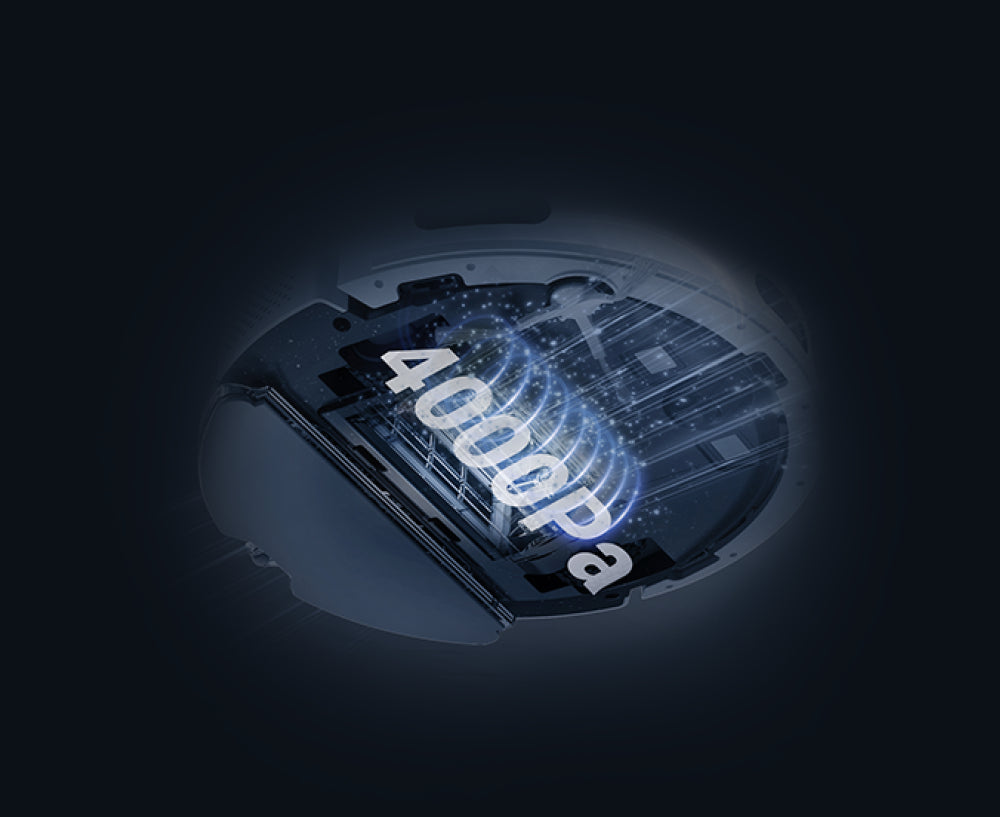 EZVIZ RE4 Plus Robot Aspirapolvere e Lavapavimenti con Base Autosvuotante 4000 Pa – Bianco