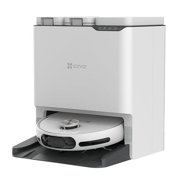 Robot aspirapolvere e lavapavimenti EZVIZ RS20 Max con base automatica – 13.000 Pa, mop autoriscaldante, LiDAR + AI, autonomia 220 min