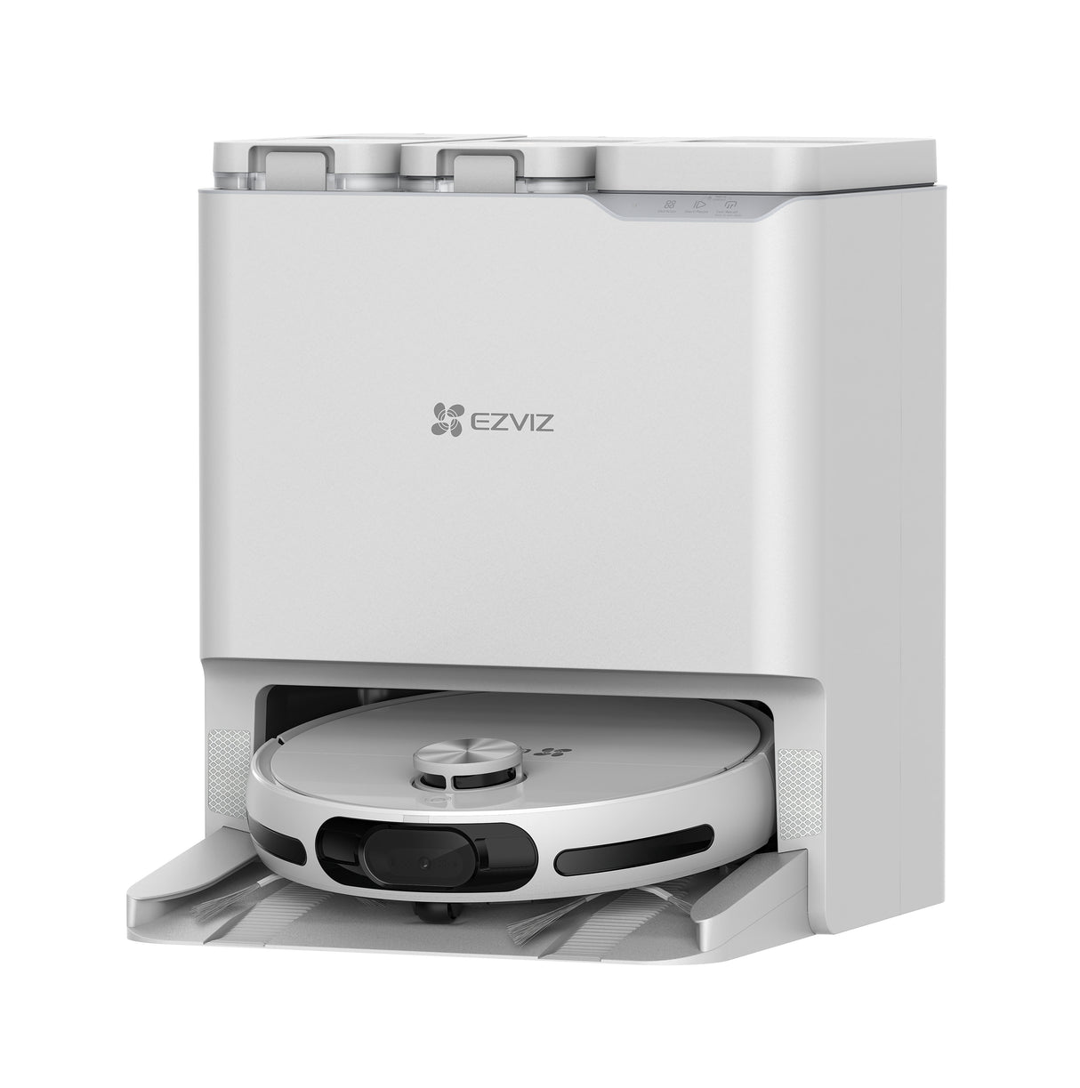 Robot aspirapolvere e lavapavimenti EZVIZ RS20 Pro con base automatica – 7200 Pa, mop auto-lavante e asciugante, 5200 mAh