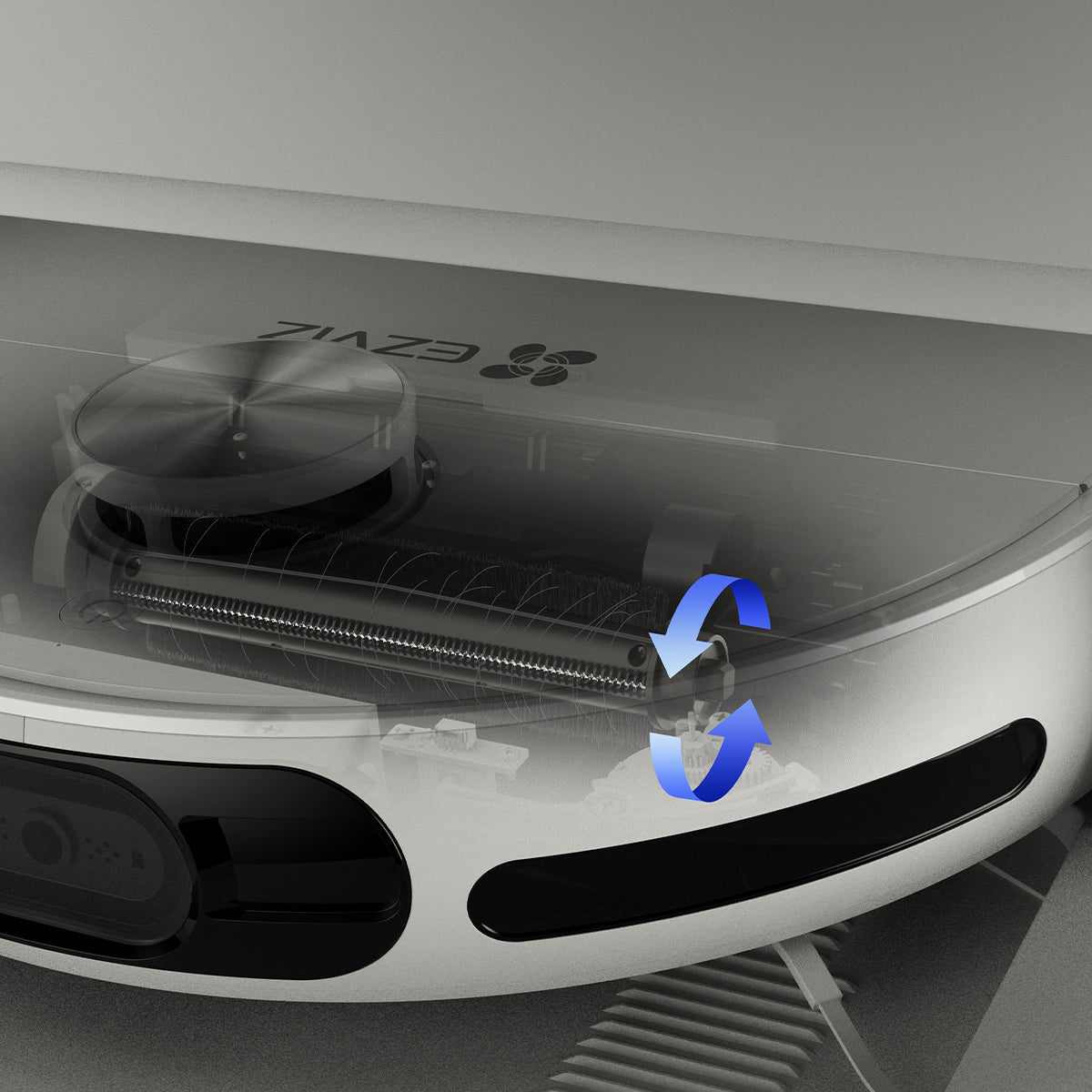 Robot aspirapolvere e lavapavimenti EZVIZ RS20 Pro con base automatica – 7200 Pa, mop auto-lavante e asciugante, 5200 mAh