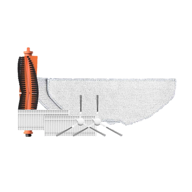 EZVIZ CS‑RA‑KIT06 – Kit Accessori Compatibile con Robot Vacuum RE4, RE4PLUS, RE5, RE5 PLUS (1 spazzola centrale, 2 spazzole laterali, 2 filtri HEPA, 2 panni mop)