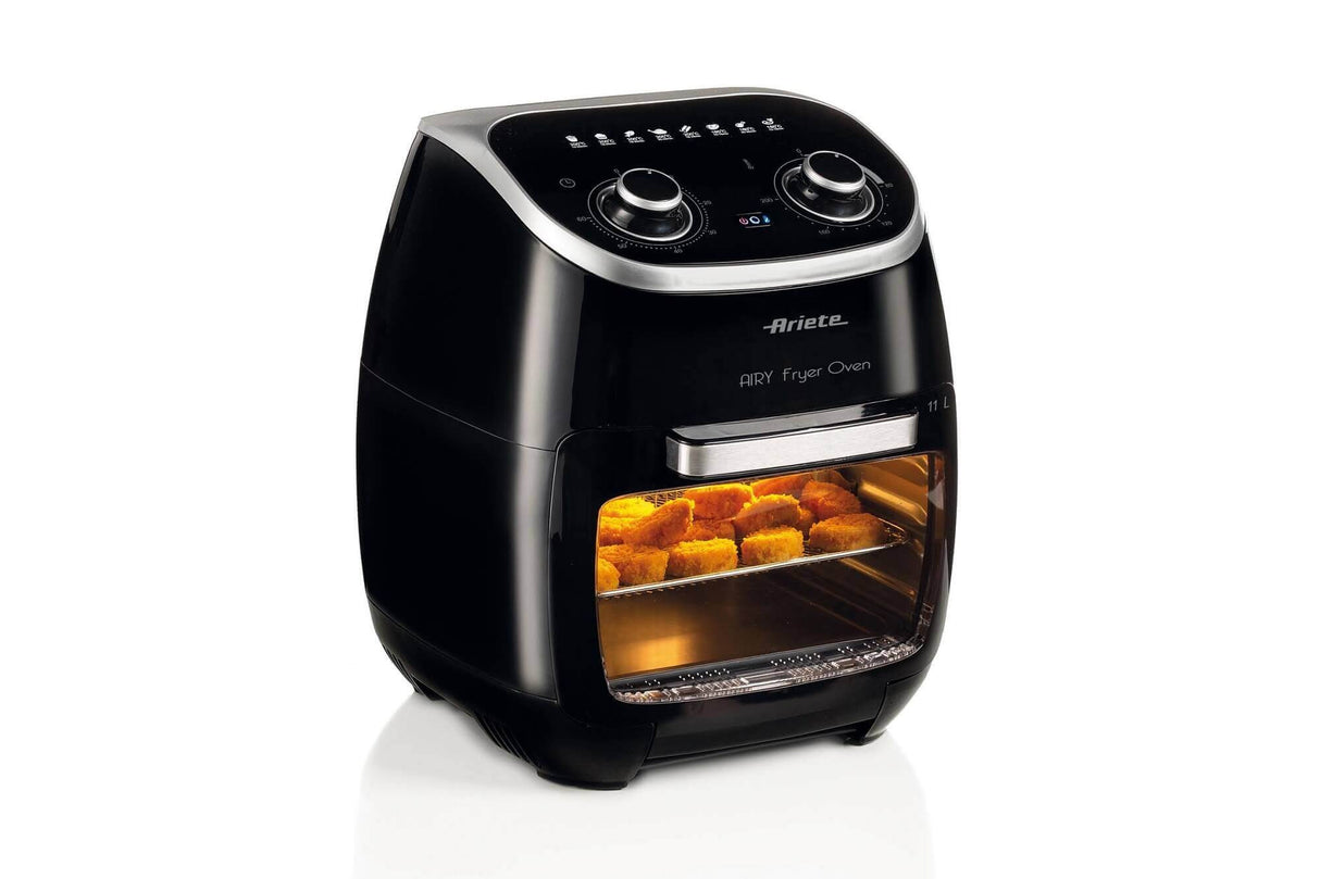 Ariete Airy Fryer Oven 4619 Friggitrice ad Aria e Forno Elettrico 11 L 2000 W con Girarrosto