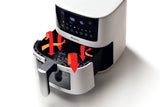 Friggitrice ad aria Ariete 4633/03 – 4 L, 1400 W, Touch, 9 programmi, Bianco
