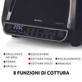 Ariete Air Fryer Grill 4635/00 – Friggitrice ad Aria e Griglia 8 L 1700 W Nero