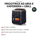 Ariete 4636/00 Friggitrice ad Aria 7 L con Vapore e Grill – 1700 W