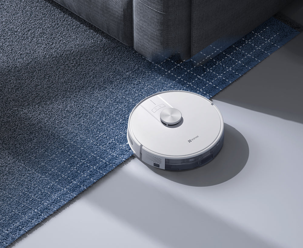 EZVIZ RE4 Plus Robot Aspirapolvere e Lavapavimenti con Base Autosvuotante 4000 Pa – Bianco