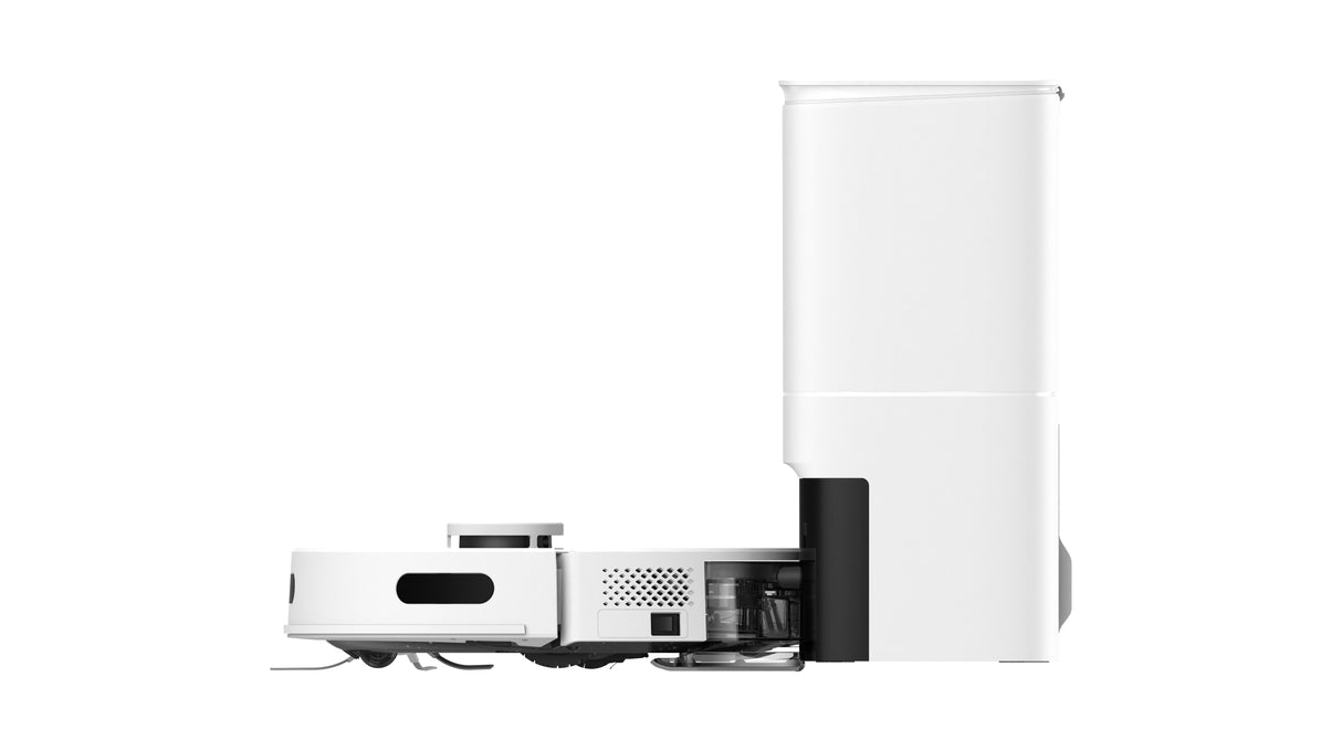 EZVIZ RE5 PLUS Robot Aspirapolvere e Lavapavimenti con Base Auto‐Svuotante