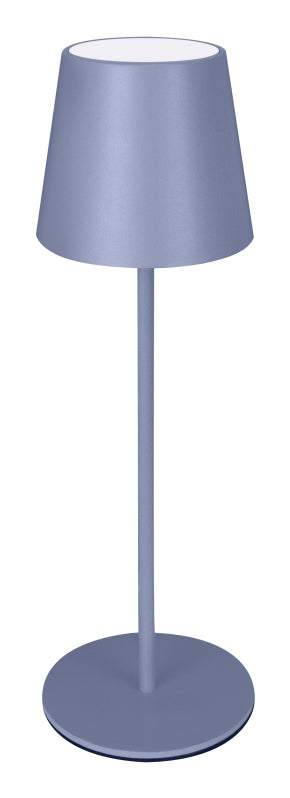 Majestic Agata Nuance Lampada da Tavolo Ricaricabile LED 2 W – Azzurro Pastello