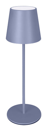 Majestic Agata Nuance Lampada da Tavolo Ricaricabile LED 2 W – Azzurro Pastello